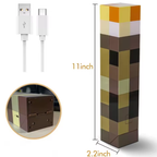 Medidas de la antorcha (incluye cable usb tipo C)