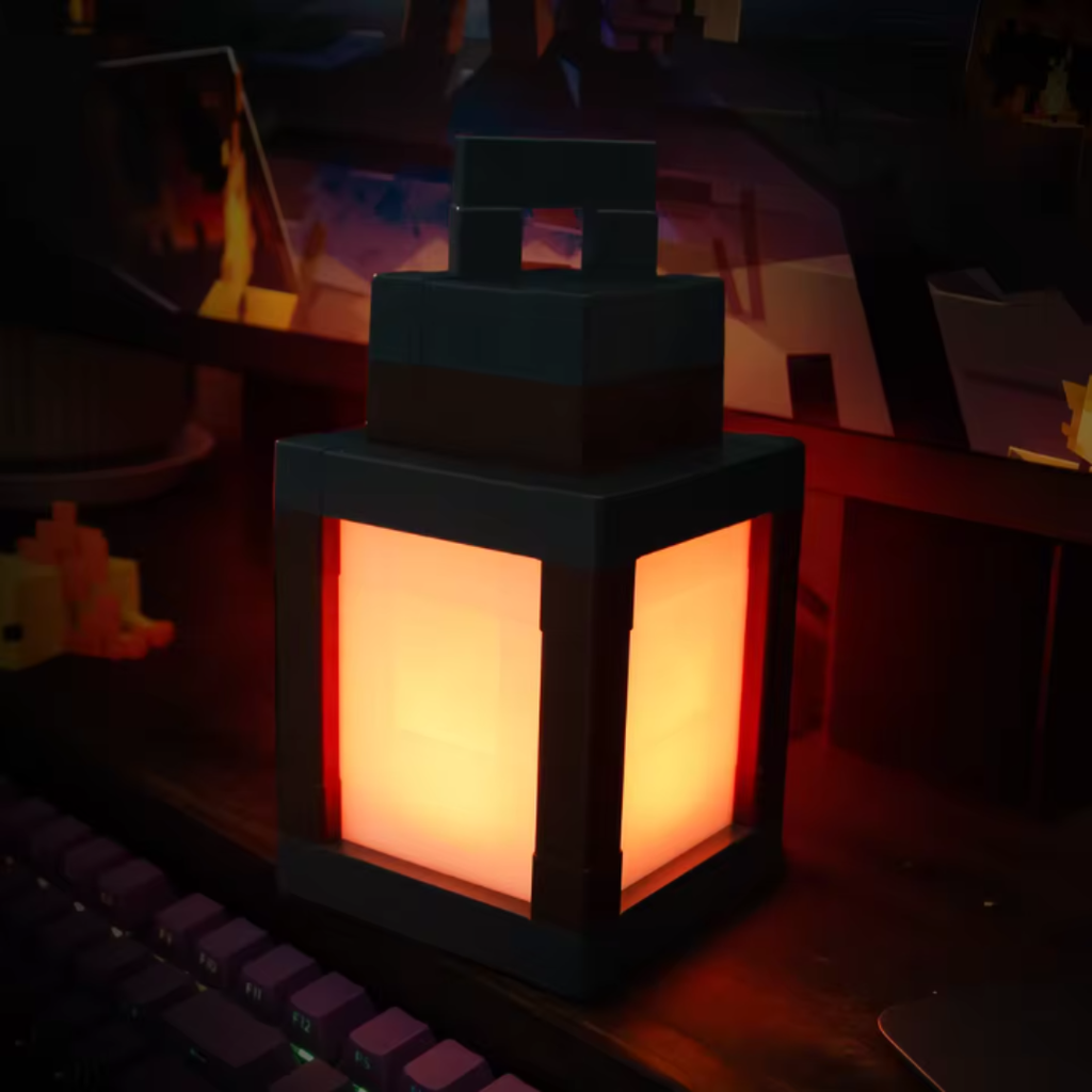 Rechargeable RGB Lamp with Pixel Art Style – LumiCraft Soul Light